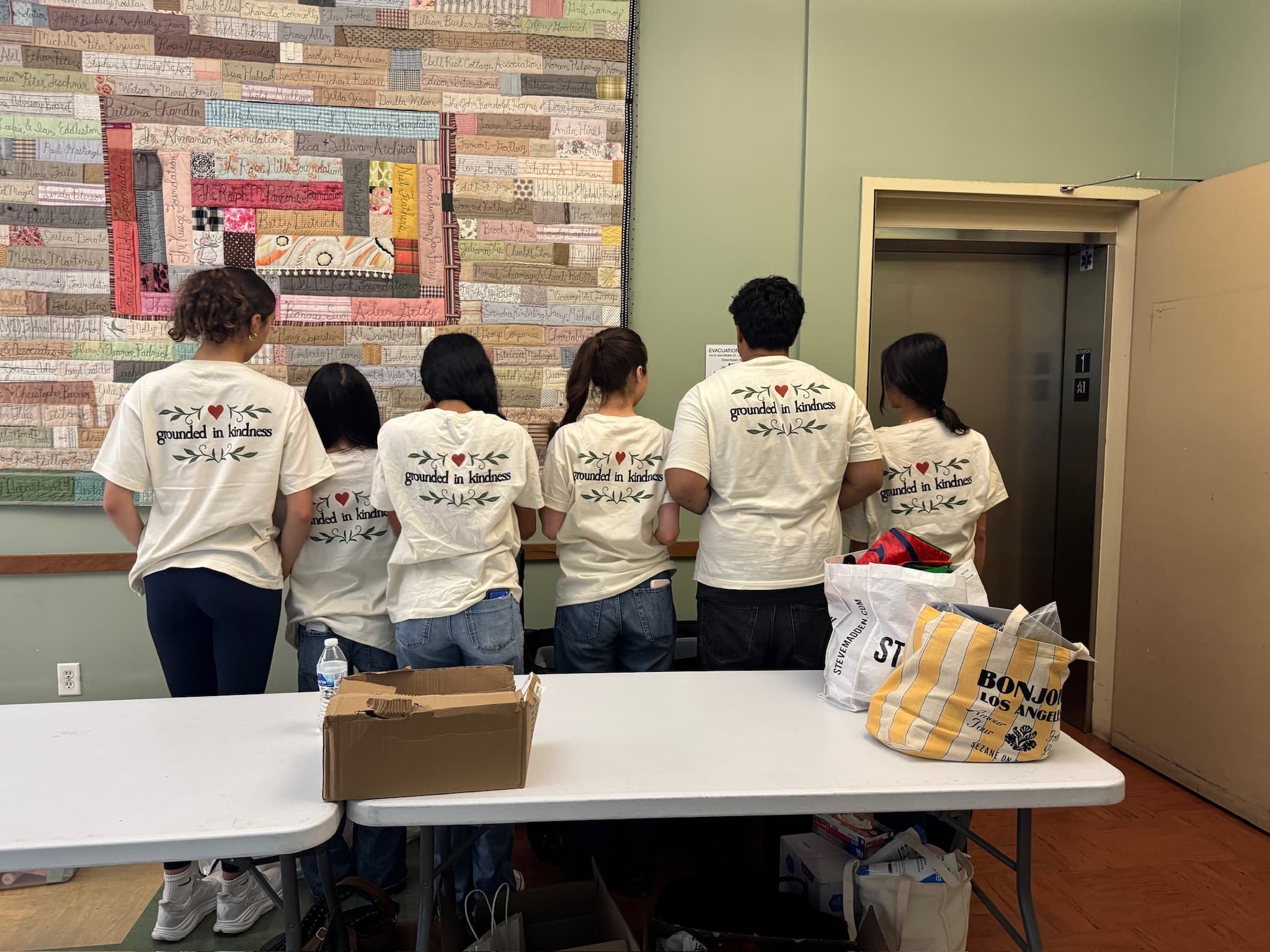 Kindness Kits volunteers